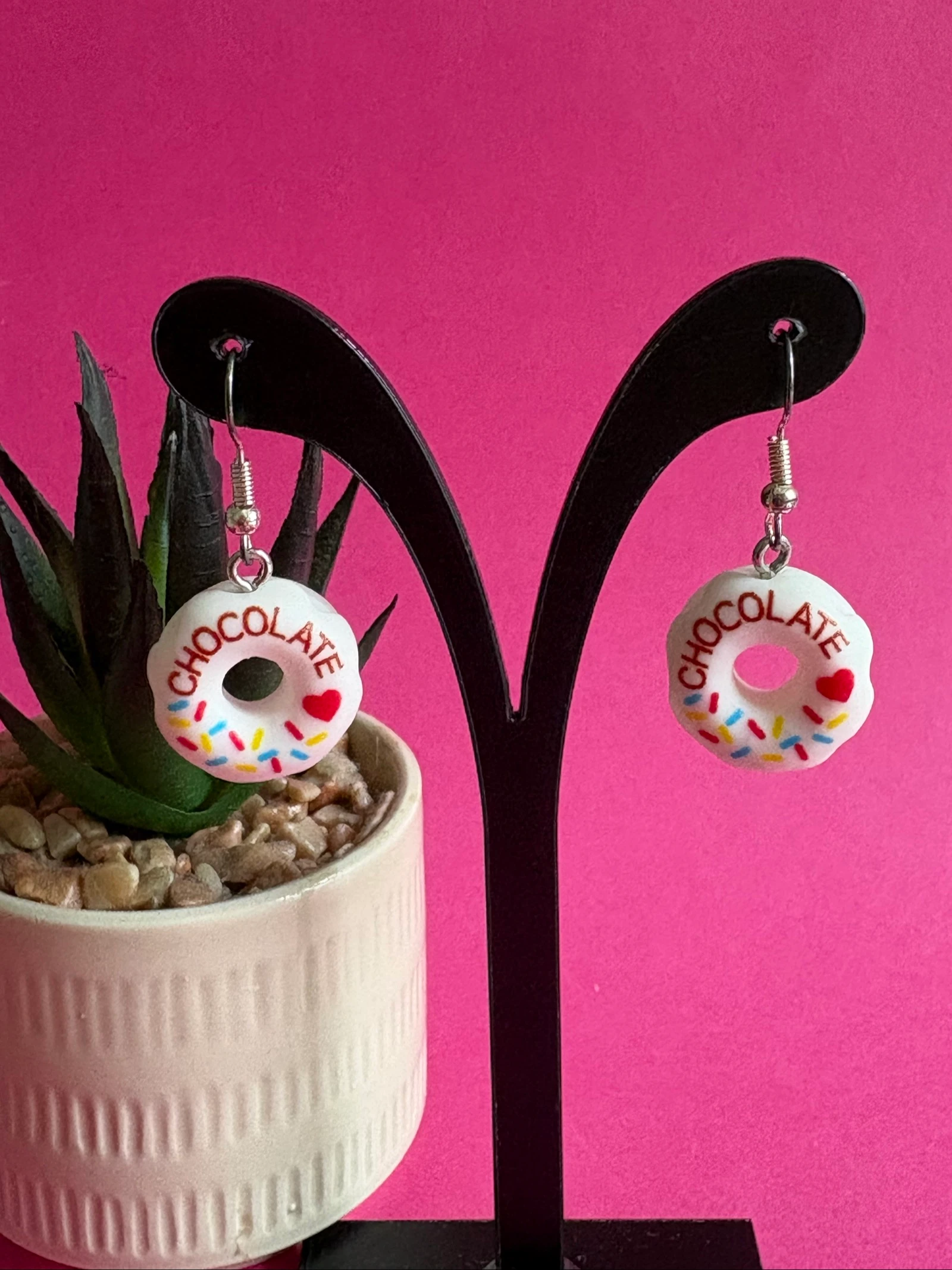 Lote de Brincos Donuts Deliciosos – photo 2